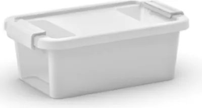 Produktbild von Mehrzweck Aufbewahrungsbehälter STORAGE mit Deckel | HxBxT 10x26,5x16cm | 3 Liter | Weiß | Behälter, Box, Aufbewahrungsbehälter, Aufbewahrungsbox