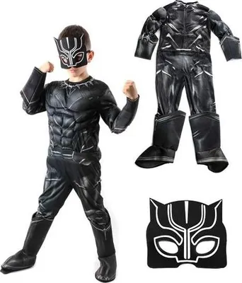 Produktbild von Kostüm SCHWARZE PANTHER kostium + maske AVENGERS Größe : S