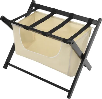 Image de Porte-bagages - Porte-bagages à deux niveaux - Pliable - Métal - Peu encombrant - Capacité de charge 20 kg - Jaune clair