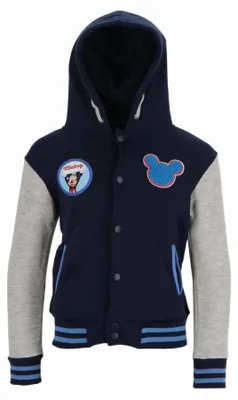 Produktbild von Disney Mickey Maus Kinder Jungen Hoodie Kapuzenpullover Pulli - 128, Blau