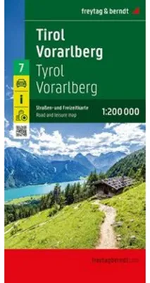 Produktbild von freytag & berndt Straßenkarte Tirol - Vorarlberg 1:200.000