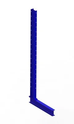 Produktbild von KR Ständer IPE 120 einseitig 2000 x 600 RAL 5010 kpl. Enzianblau multistrong L