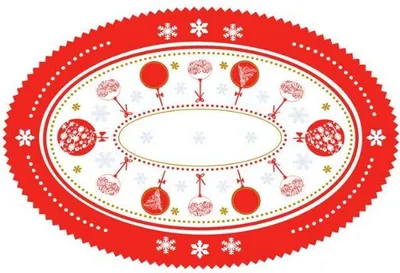 Zdjęcie produktu dla serwetki Boże Narodzenie bombki  śr. 33 x 48 cm - 10 szt.