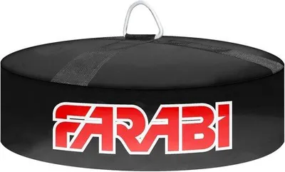Produktbild von Famanu Boxsack Halterung für Muay Thai und Kickboxen - Schwarz Rot