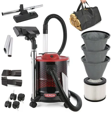 Produktbild von Aschesauger 20L Kaminsauger mit HEPA Filter + 3x Sackfilter 1650W + Tasche SN184/T