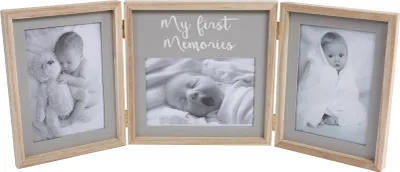 Immagine prodotto di Van Manen Fotorahmen My First Year (Geschenkidee, Bilderrahmen für 3 Fotos)