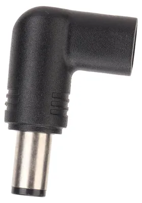 Obrázok produktu pre 100 W PD USB 3.1 typ C (samica) – USB-C na DC 18,5–20 V, 7,4 × 5,0 mm (samec) – adaptér s emulátorom PD a spúšťačom, 90° uhlový, pre notebooky Dell