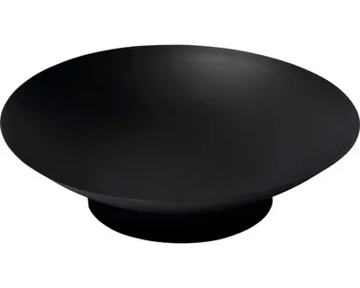 Zdjęcie produktu dla Okrągła misa paleniskowa "Stockholm", palenisko wykonane z malowanej proszkowo blachy stalowej, Ø 60 x 17 cm, czarna
