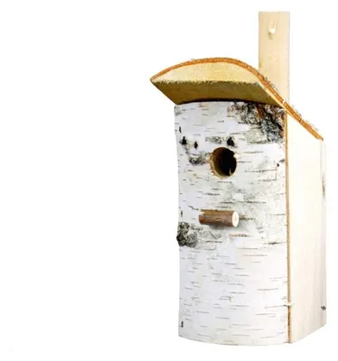 Immagine prodotto di Casetta per uccelli in legno, dimensioni 12 x 13 cm