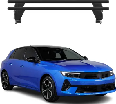 Immagine prodotto di Portapacchi Menabo per Opel Asta L 2021-2025 alluminio nero 2 pezzi