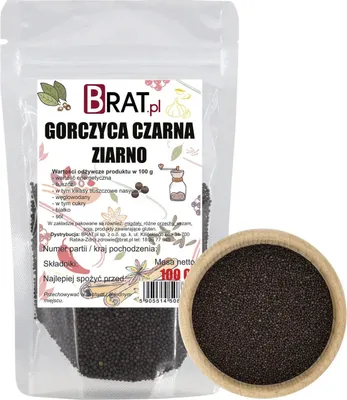 Image de Graines de moutarde noire 100g
