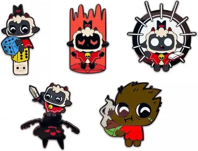 Obrázok produktu pre Sada odznakov Cult of The Lamb - Cult of The Lamb Pin Set (Youtooz)