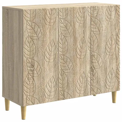 Produktbild von Sideboard Sonoma-Eiche 89 x 34,5 x 80 cm Holzwerkstoff