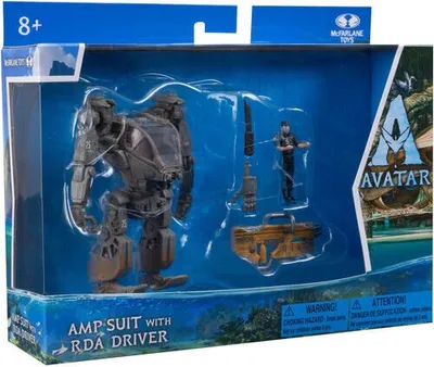 Product packaging for an action figure set.