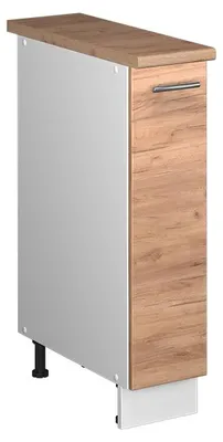 Zdjęcie produktu dla Szafka apteczna Vicco Fame-Line Dąb goldkraft/Biały 20 cm, BP Dąb, Model 62070