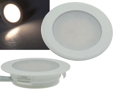 Zdjęcie produktu dla Lampa wpuszczana LED ChiliTec EBL-HV65, neutralna biel 2 W, 230 V AC, 4200 K, 170 lumenów