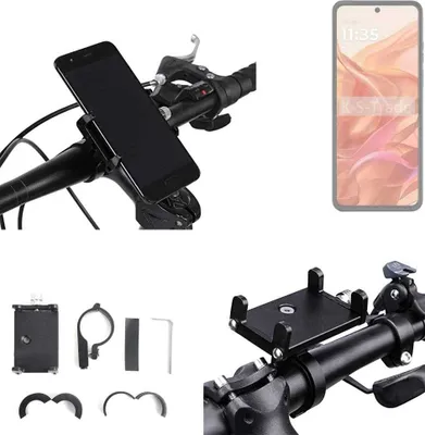 Produktbild von K-S-Trade Handyhalterung für das Fahrrad kompatibel mit Motorola Razr 50 Halter Lenkstange Fahrradhalterung Motorrad Bike Mount Befestigung