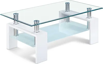 Produktbild von Couchtisch Alana weiß 60 cm breit 45 cm hoch