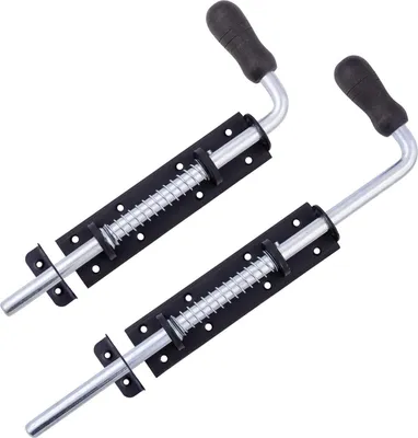 Produktbild von BOOMET Schlossriegel · 2 Größen zur Auswahl · 300mm · 300 / 420 mm Bolzenriegel für Tore Türen Schuppen · Torschieber Türschieber · Verriegelung