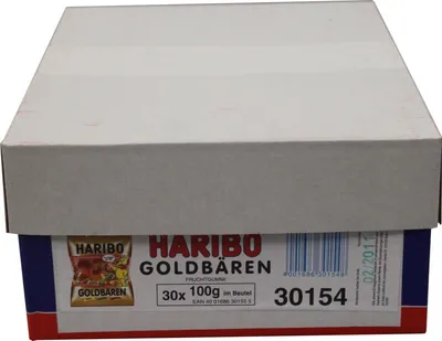Produktbild von Haribo Goldbären, Fruchtgummi, 30 Beutel, 100g