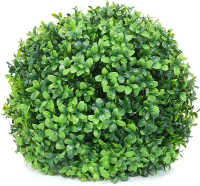 Produktbild von Künstlicher Busch HWC-L77, Buchskugel Dekopflanze Buchsbaumkugel Kunstpflanze Buxus, Outdoor Ø 35cm  grün