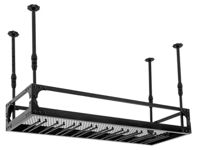 Image de Étagère murale pour bouteilles de vin - Style industriel - Hauteur réglable de 35 à 55 cm - Capacité de charge de 50 kg - Barre de 3 cm pour les verres et les plantes - Noir