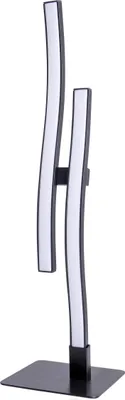 Produktbild von Näve Leuchten LED Tischleuchte "ONDA" H: 44cm LED Tischleuchte "ONDA" H: 44cm Tischleuchten - LED Tischleuchte "ONDA", Tischlampe im Modern Style, aus Metall und Kunststoff in schwarz, 44 cm hoch, Ø 12 cm, inkl. LED – Schnurschalter