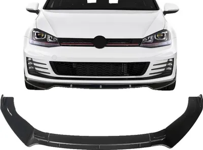 Produktbild von Frontschürzenlippe, ABS + PC Material, Einfache Installation, Kompatibel mit Golf GTI MK7/MK75, Für Modelle 2013-2020, Sportliches aerodynamisches Design
