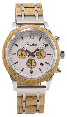 Produktbild von Waidzeit YR01 Barrique Chronograph Reserve Uhr Holz Datum Braun