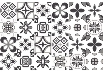 Image de Autocollants décoratifs pour meubles – Autocollants pour la cuisine et le salon – 24 autocollants décoratifs Romualdo – 24 autocollants de 15 x 15 cm