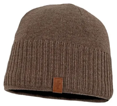 Balke Unisex Strickmütze Vollfleecefutter in braun
