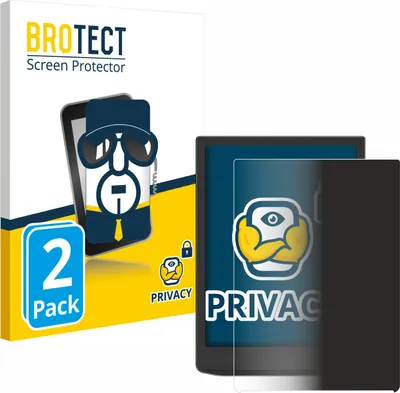 Produktbild von 2x BROTECT Sichtschutzfolie für PocketBook InkPad 4 Anti-Spy Privacy Sichtschutz Blickschutz Folie Blaulicht-Schutz