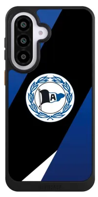 Produktbild von NIVOCASE Hülle für Samsung Galaxy A57 5G  Handyhülle NIVOcore Case Schwarz Arminia Bielefeld DSC Offizielles Lizenzprodukt