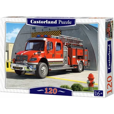 Image de Puzzle Castorland Fire Engine 120 pièces B-12831
