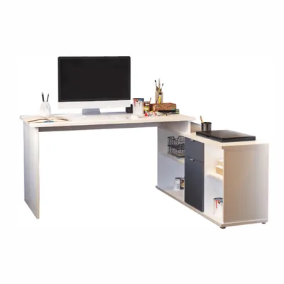 Obrázek produktu pro MOB, Rohový PC stůl - Dasys VE 02 (šedý)