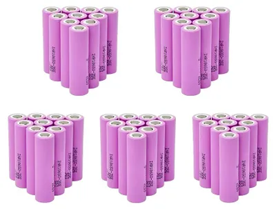 Zdjęcie produktu dla Bateria litowa, pojemność 3500 mAh, prąd rozładowania 20 A, 35E 3500 mAh – 50 szt.