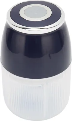 Zdjęcie produktu dla Elektryczny rozdrabniacz do czosnku 3 ostrza mocny silnik wielofunkcyjny rozdrabniacz ładowany przez USB do mięsa ciemnoniebieski srebrny