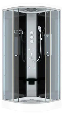 Produktbild von Duschkabine Fertigdusche Dusche Komplettkabine D10-13T1-EC 90x90 cm
