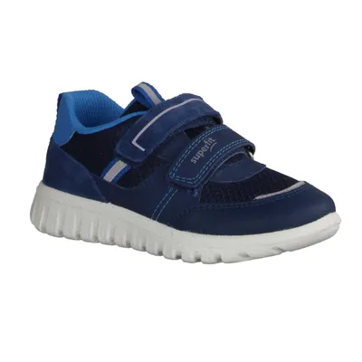 Produktbild von Superfit Sport 7 Mini 0062038040 Jungenschuhe, Halbschuhe, Materialmix, Blau - Kinderschuhe Lauflernschuhe Gr. 18 - 26, Blau, leder/synthetik/textil&nbsp