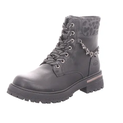 Produktbild von Dockers by Gerli  Kinderschuhe Mädchen Schnürstiefel Schwarz Freizeit, Schuhgröße:37 EU