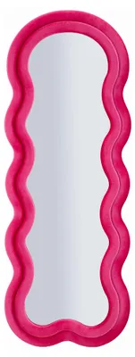Produktbild von Marylin - Spiegel, 60x160h cm Rosa, Wellenrahmen Samteffekt