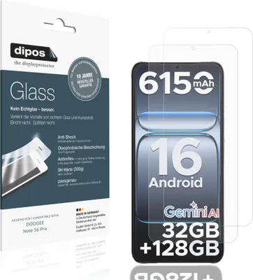 Zdjęcie produktu dla 2x dipos GlassAR DOOGEE Note 56 Pro