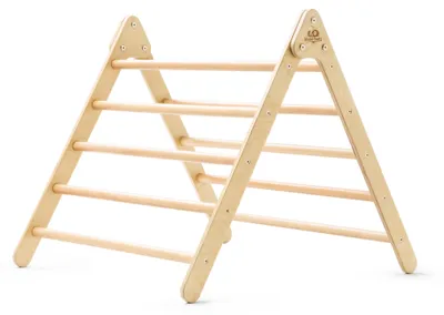Immagine prodotto di Kinderfeets, struttura a triangolo in legno per arrampicata / struttura per arrampicata a triangolo - Modello medio