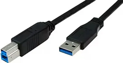 Obrázok produktu pre Bachmann 917.1203, 3 m, USB A, USB B, USB 3.2 Gen 1 (3.1 Gen 1), Čierna