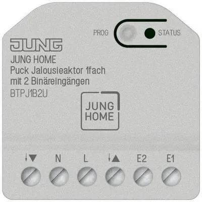 Immagine prodotto di Jung JUNG HOME Puck BT P J1 B2 U Attuatore per tapparelle a 1 canale con 2 ingressi binari
