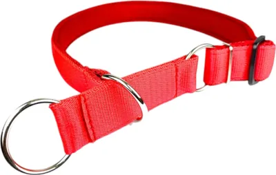 Produktbild von Hundehalsband Zugstopphalsband 30 mm Rot Anti-Zug-Halsband Verstellbar Gepolstert Weiches Nylon