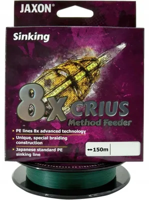 Produktbild von Jaxon Crius 8X Method Feeder Sinking Schnur 0.10mm