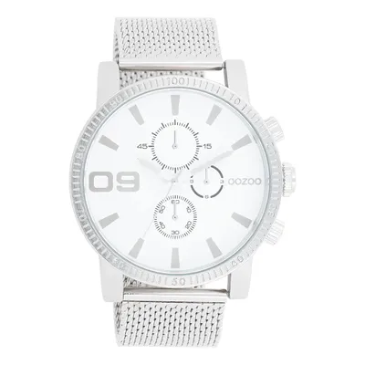 Produktbild von Oozoo Herren Metallarmband Uhr Timepieces silber Analog Quarzuhr UOC11213