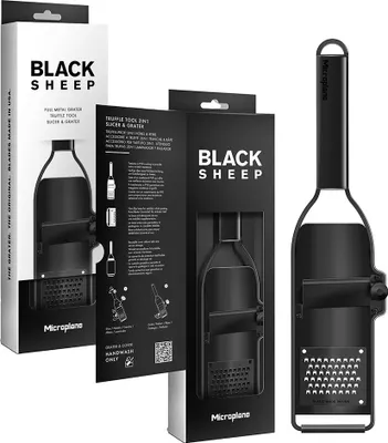 Produktbild von Microplane Trüffel Tool 2in1 Black Sheep