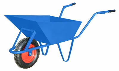 Immagine prodotto di Carrello da cantiere da 85 l, 2,0 mm, blu, con protezione per le ruote